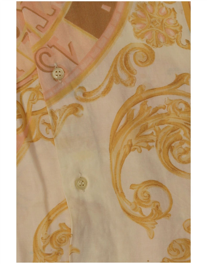 Camicia a maniche corte grafica da uomo Imperial XL Beige