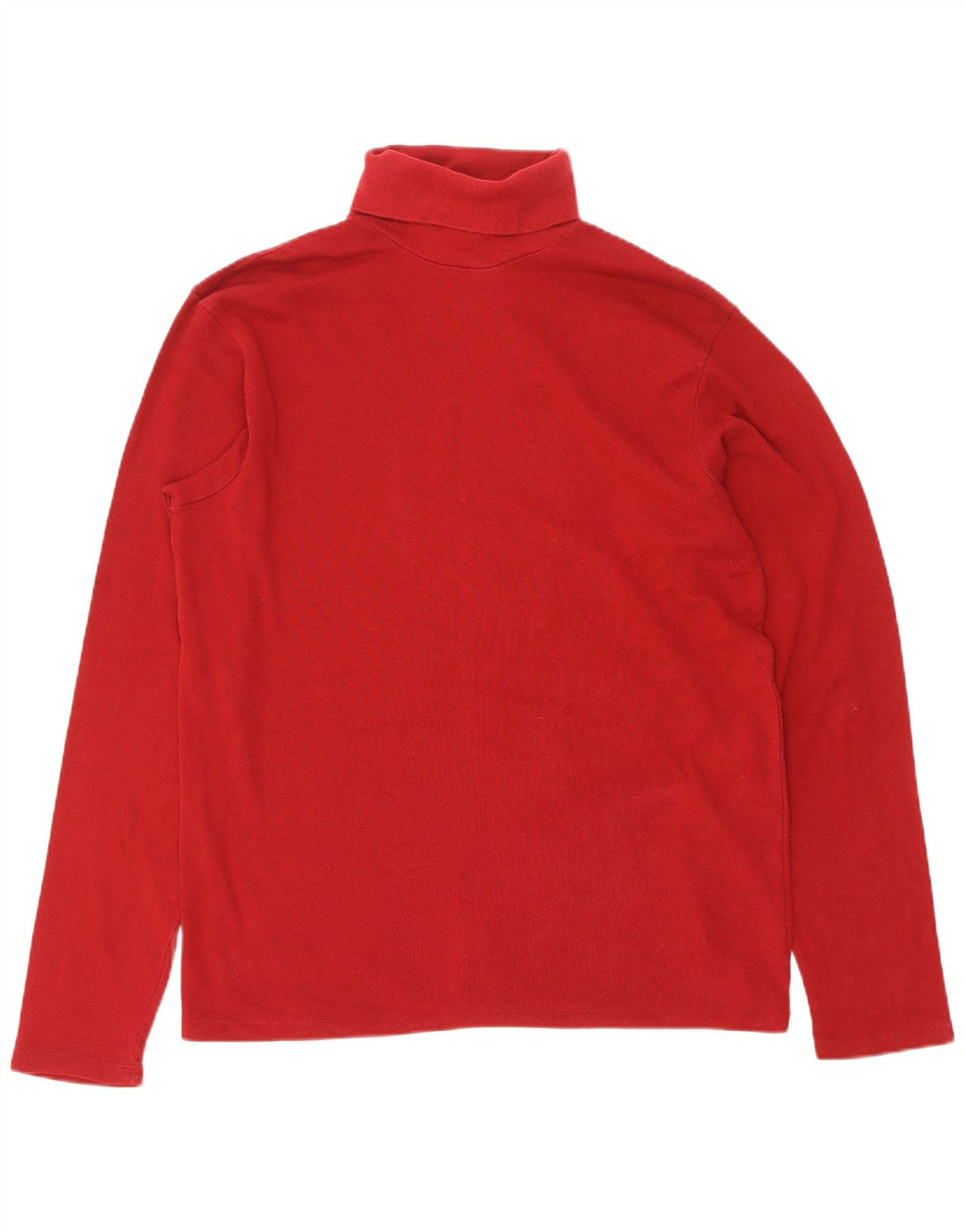 Gap Maglione da uomo con collo alto e maglione grande in cotone rosso