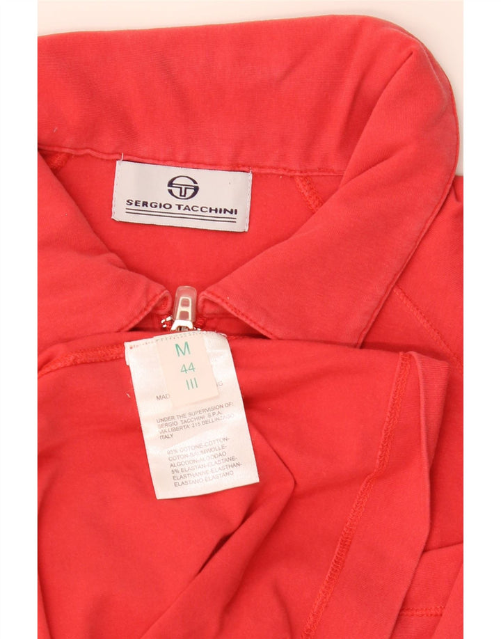 Polo da donna Sergio Tacchini UK 12 rosso medio in cotone