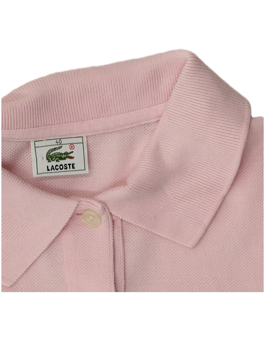 Polo da donna Lacoste taglia 40 cotone rosa medio