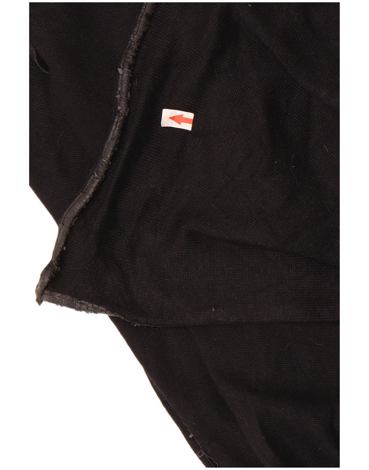 Maglione cardigan oversize da donna Zara UK 14 viscosa nera media