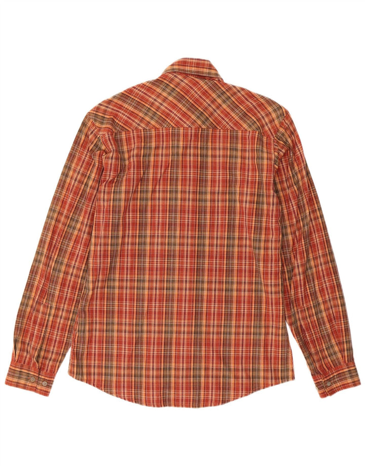 Camicia da uomo in flanella Marlboro Classics in cotone a quadri rossi piccoli