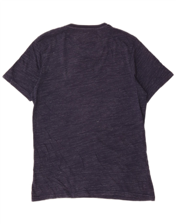Jack & Jones T-shirt grafica da uomo Top in cotone mélange medio blu navy