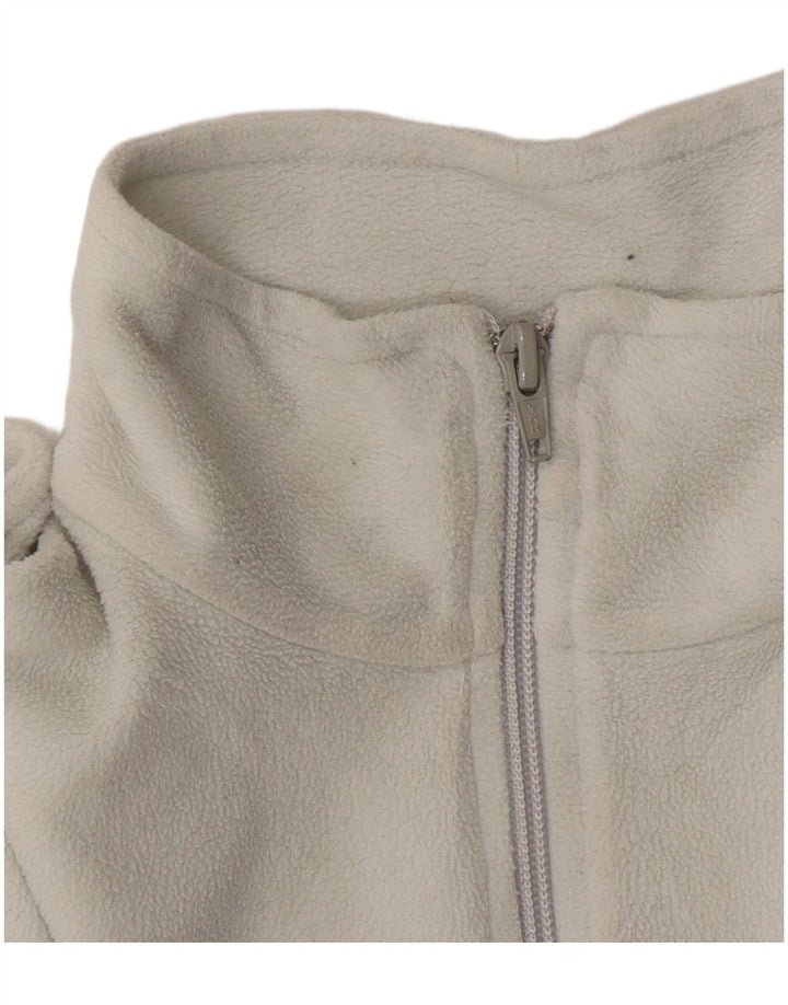 Maglione in pile da uomo FILA con zip e collo IT 56 XL poliestere bianco