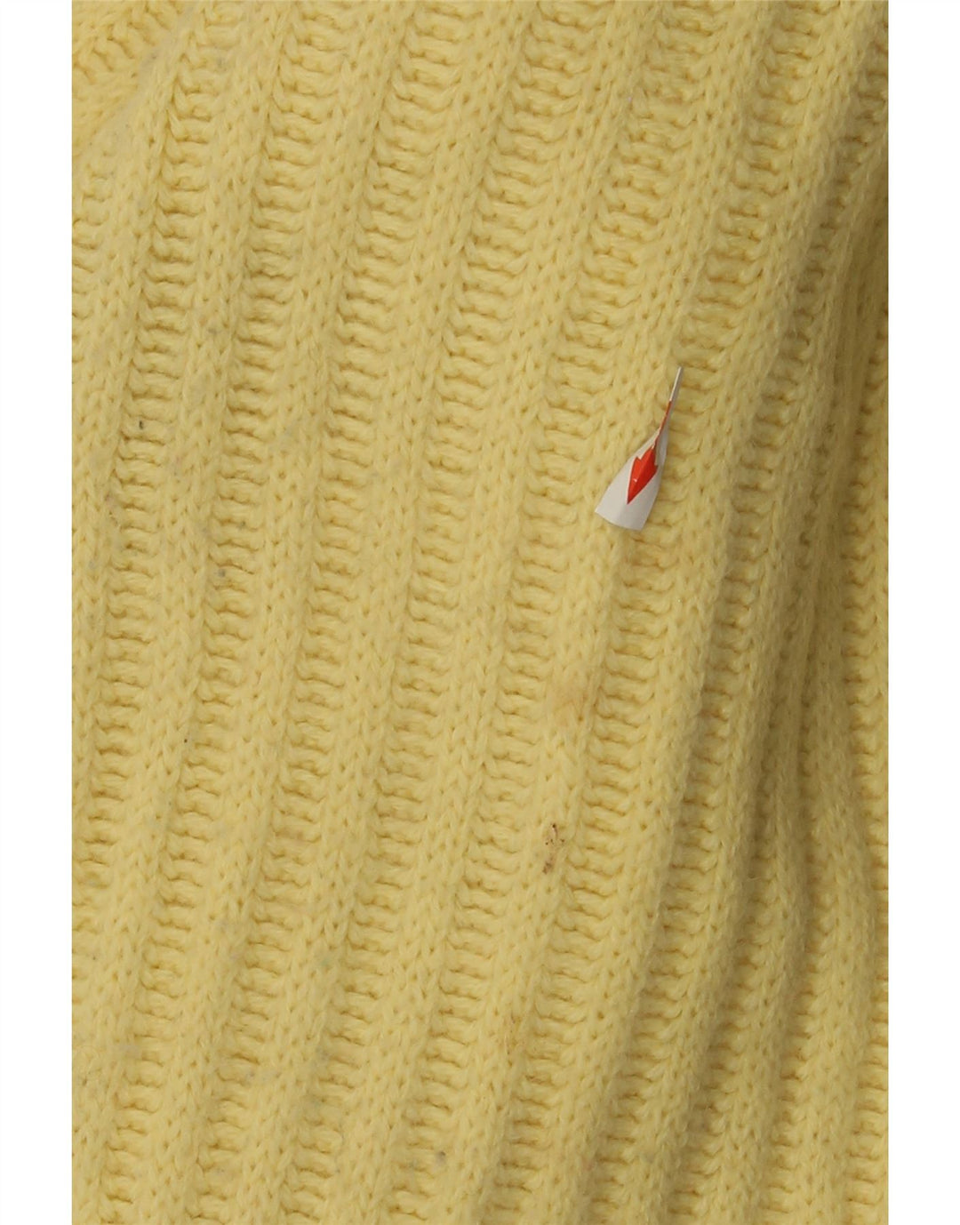 Maglione maglione girocollo da uomo Benetton IT 48 Acrilico giallo medio