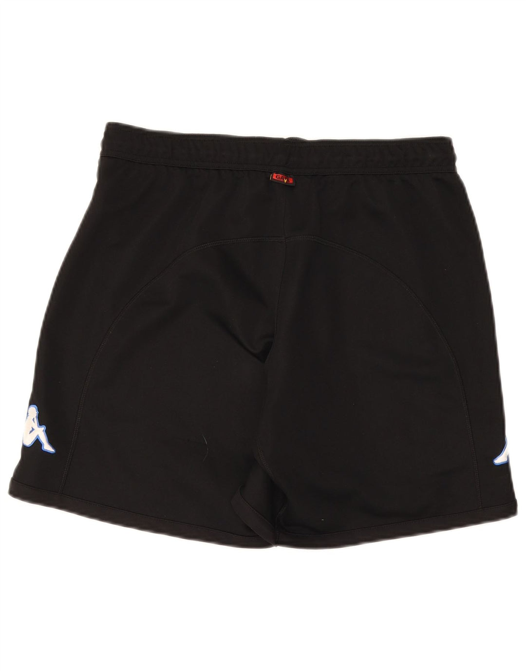 Pantaloncini sportivi grafici da uomo Kappa medio nero in poliestere