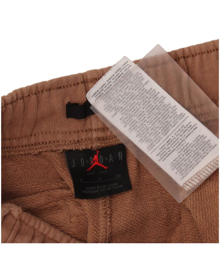 JORDAN Pantaloni da tuta da uomo Joggers piccoli in cotone marrone