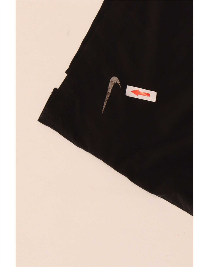 Pantaloncini sportivi Nike da uomo piccoli in poliestere color block nero