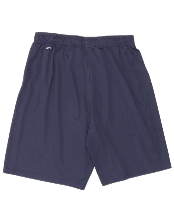Pantaloncini sportivi da uomo Puma medi blu navy in poliestere