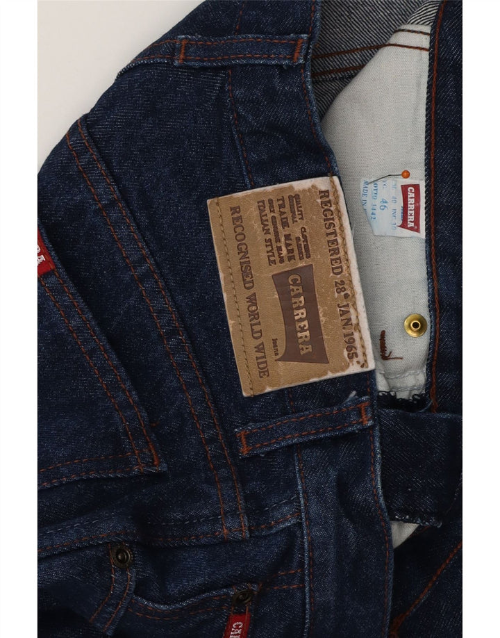 CARRERA Jeans dritti da uomo IT 46 Small W30 L28 Blu Cotone