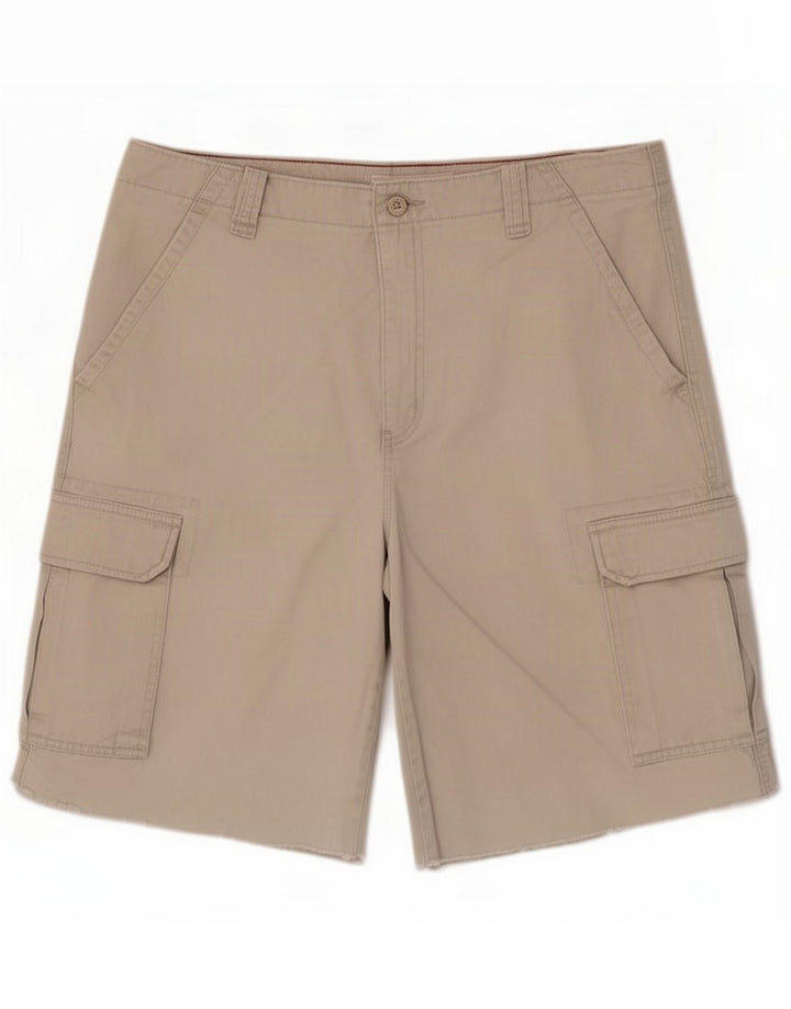 Mossimo Pantaloncini cargo da uomo medi W32 Cotone beige