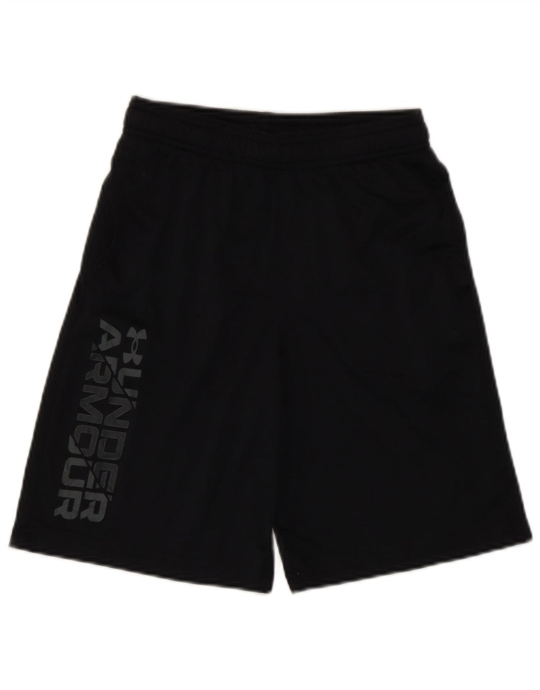 Pantaloncini sportivi grafici da ragazzo Under Armour 9-10 anni poliestere nero medio