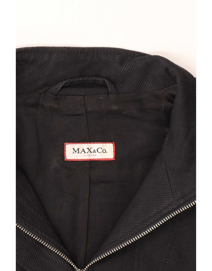 Giacca blazer da donna Max & Co. UK 10 piccola in cotone nero