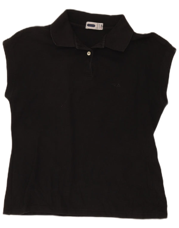 Polo Donna Fila IT 50 XL Cotone Nera