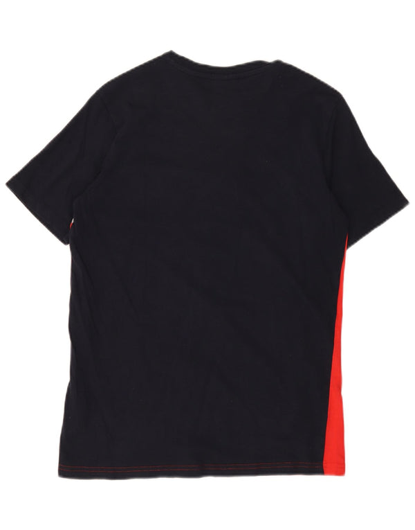 T-shirt grafica Champion da bambino, 13-14 anni, XL, in cotone color block nero