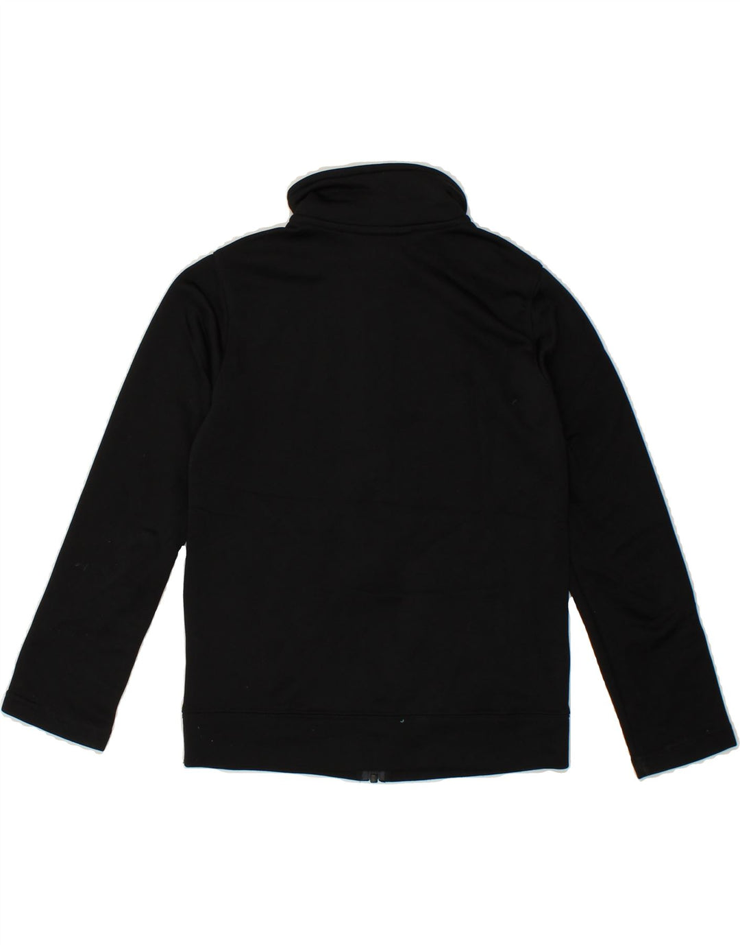 NIKE Girls Graphic Tracksuit Top Jacket 8-9 Years Small Black Polyester Vintage Nike and Second-Hand Nike from Messina Hembry 