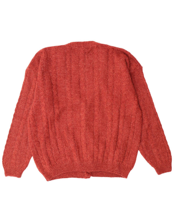 Gianluca Lorenzi Maglione Cardigan Uomo XL Bordeaux Acrilico