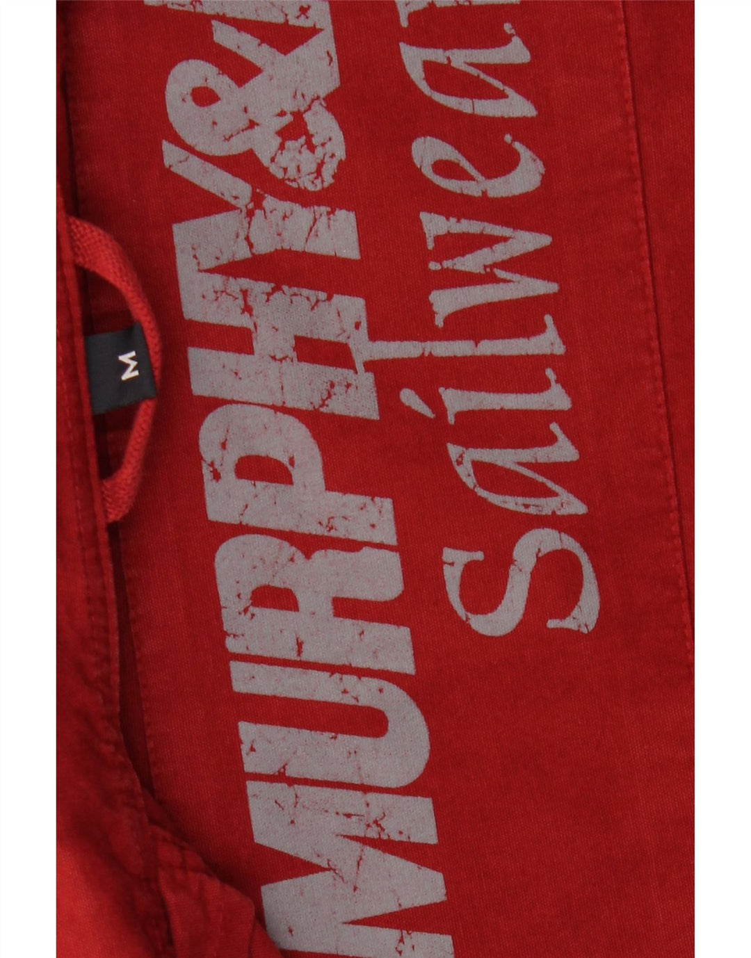 MURPHY & NYE Giubbotto bomber da vela da uomo UK 38 Cotone rosso medio