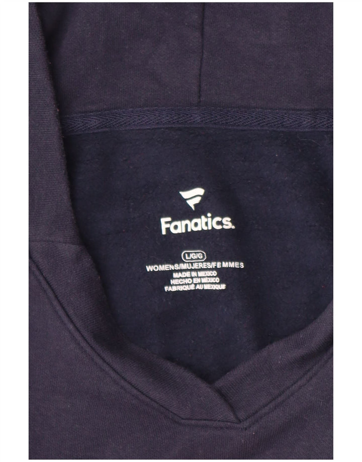 FANATICS Felpa con cappuccio grafica da donna dei Chicago Bears UK 16 grande blu navy