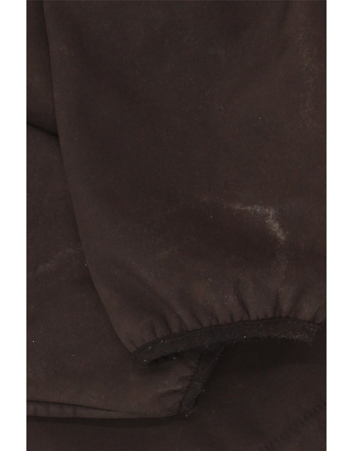 Maglione con cappuccio e zip da uomo NAUTICA, poliestere nero medio