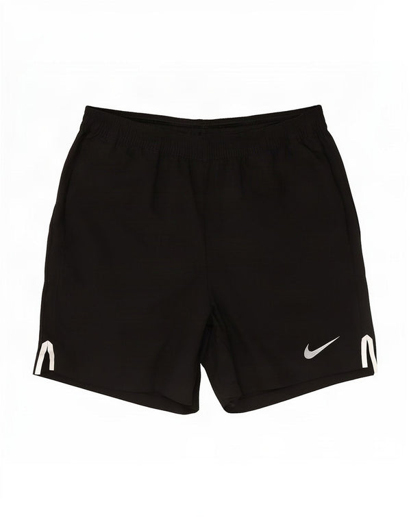 Pantaloncini sportivi Nike Dri Fit da uomo, grandi, in poliestere nero