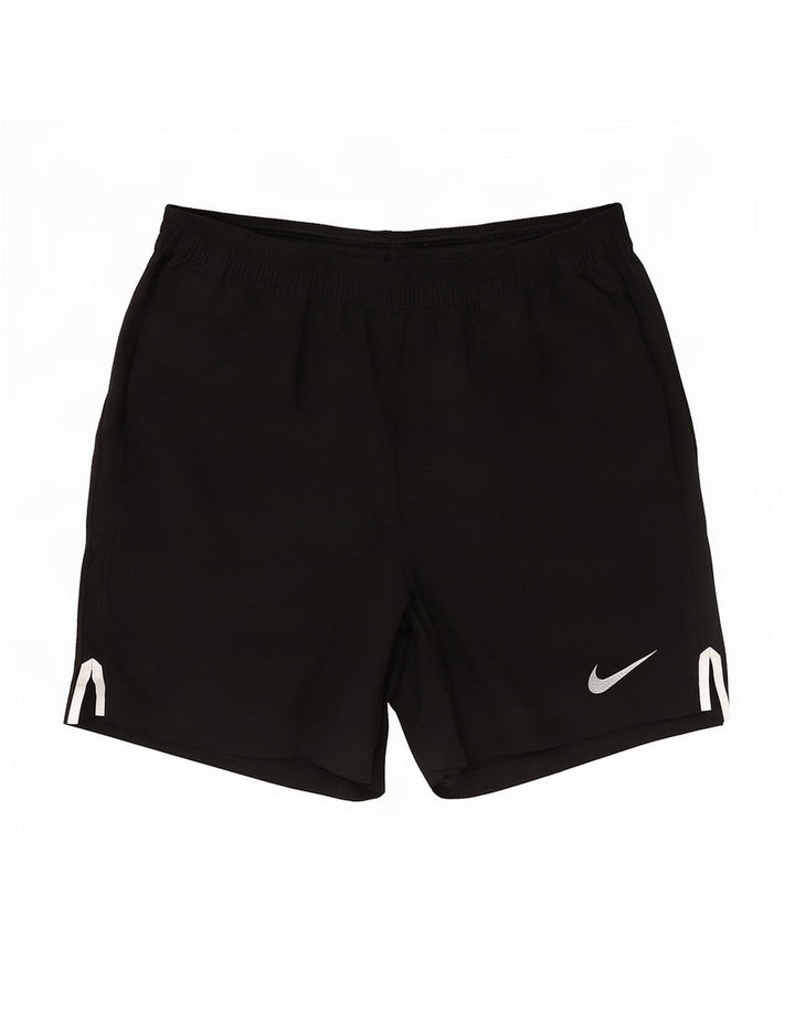 Pantaloncini sportivi Nike Dri Fit da uomo, grandi, in poliestere nero