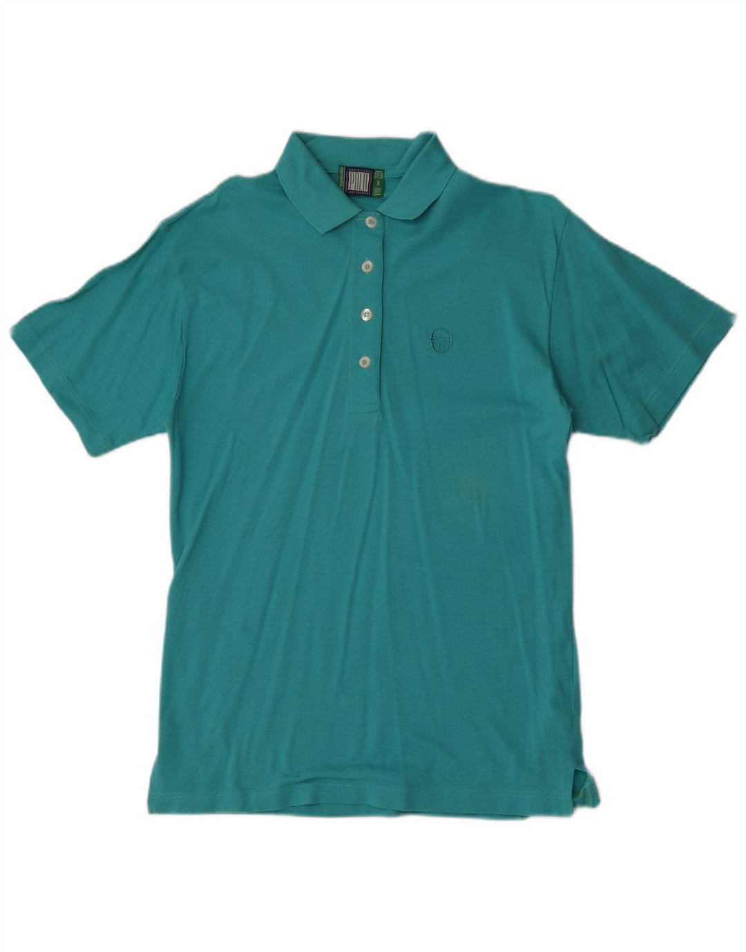 Polo da uomo Sergio Tacchini EU 38 cotone blu medio