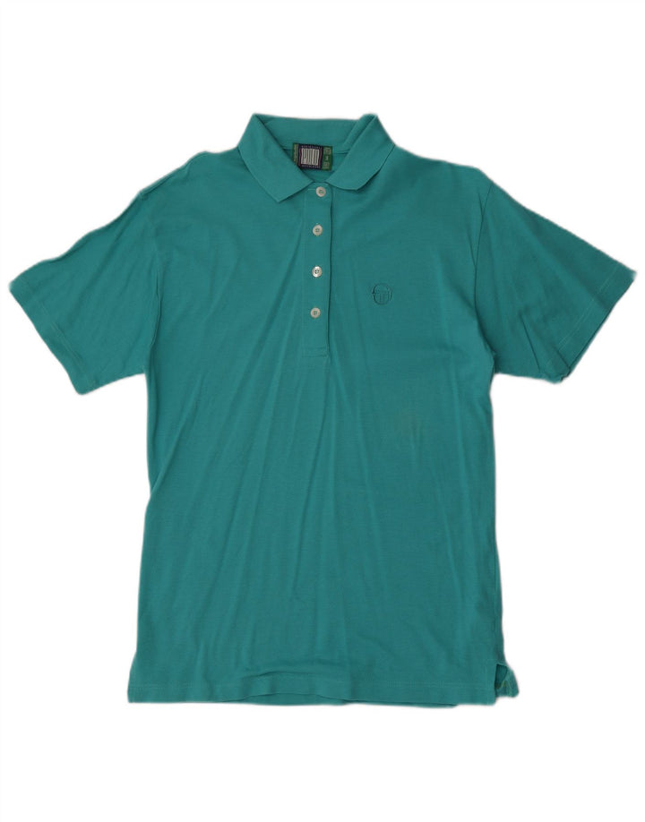 Polo da uomo Sergio Tacchini EU 38 cotone blu medio