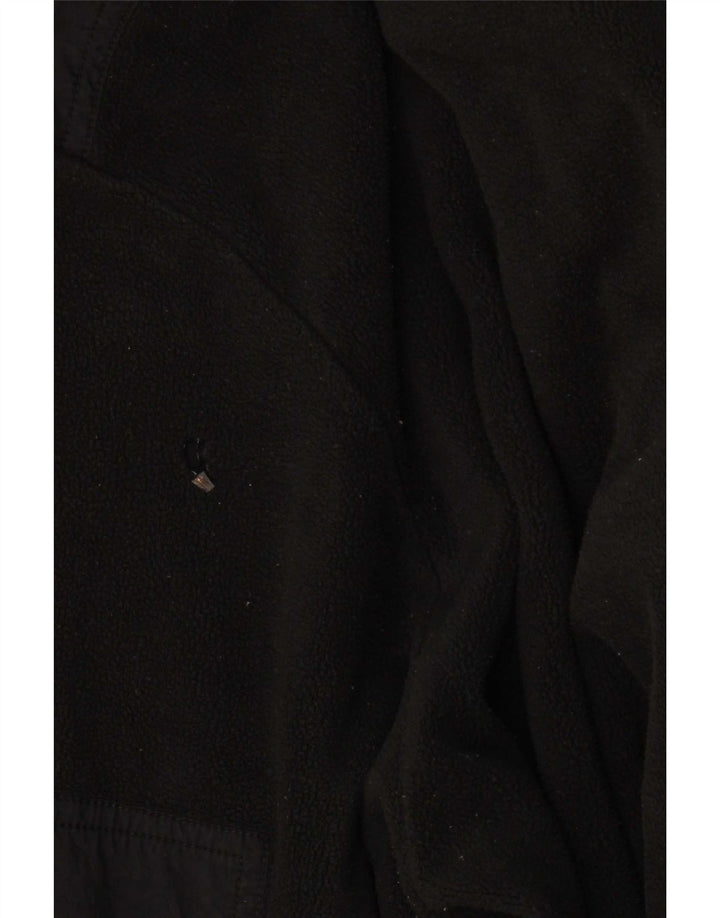 Maglione in pile Nike Uomo con zip e collo 2XL Nero