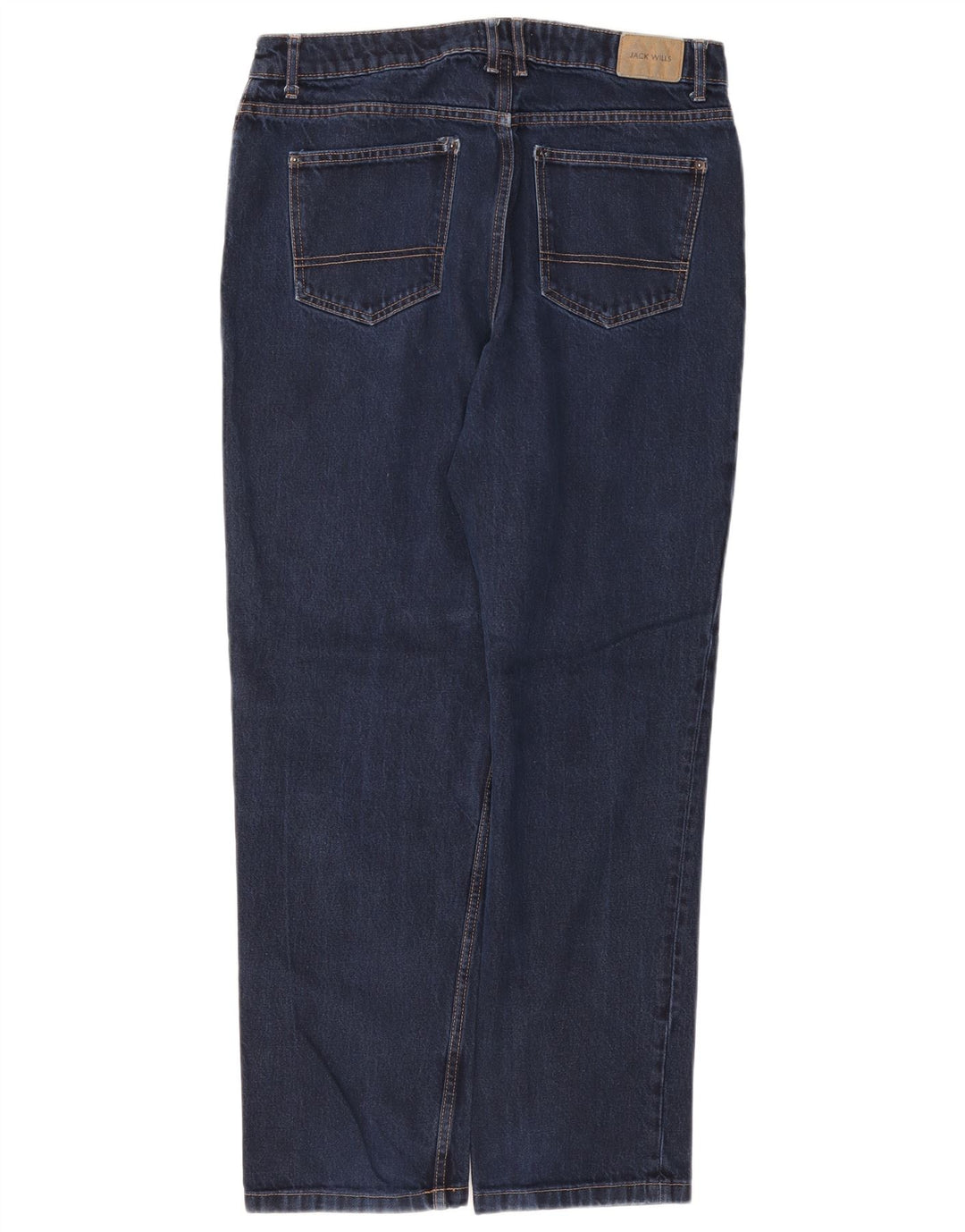 Jeans dritti da uomo Jack Wills W34 L32 cotone blu navy