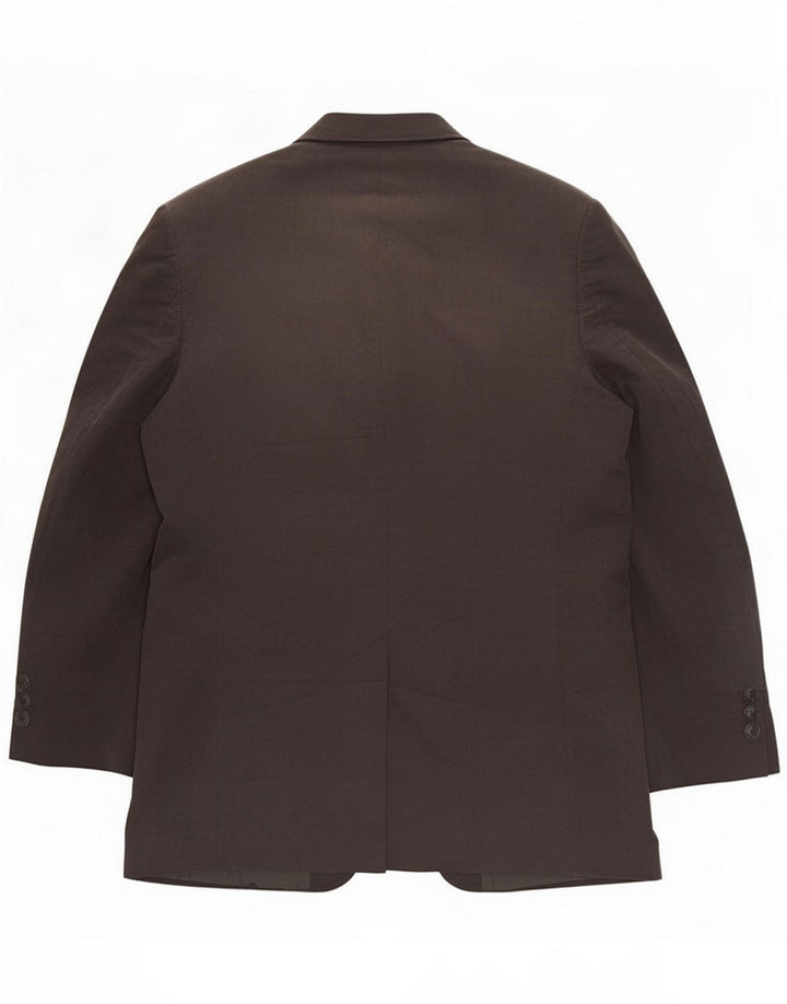 Marks & Spencer Giacca blazer a 2 bottoni da uomo UK 42 XL Poliestere grigio