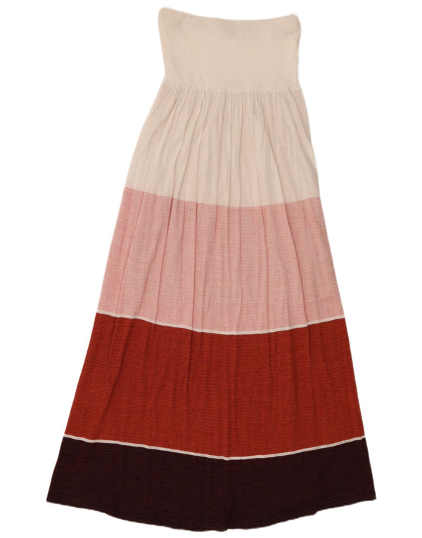 Abito senza spalline da donna Patrizia Pepe taglia unica a righe multicolore