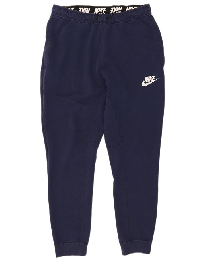 Pantaloni da tuta da uomo Nike Joggers medio cotone blu navy