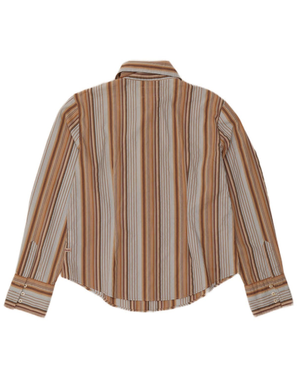 MARLBORO CLASSICS Camicia slim fit da donna UK 18 XL a righe multicolore