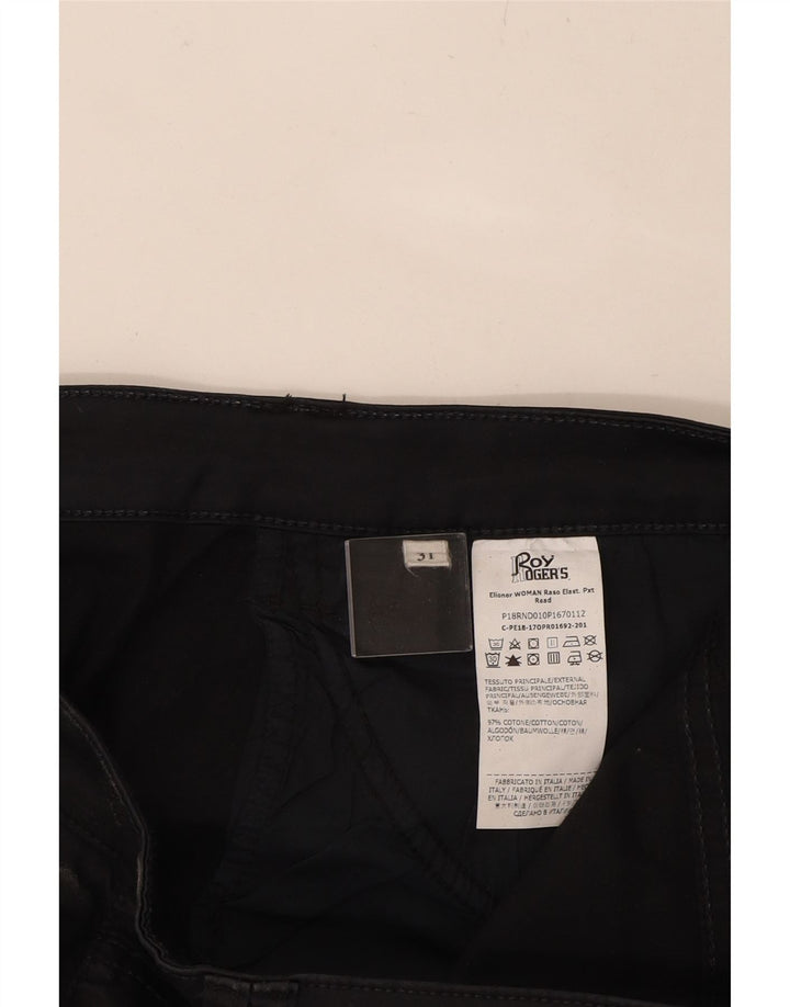 ROY ROGERS Womens Cropped Jeans  W31 L25 Black Cotton Vintage Roy Rogers and Second-Hand Roy Rogers from Messina Hembry 