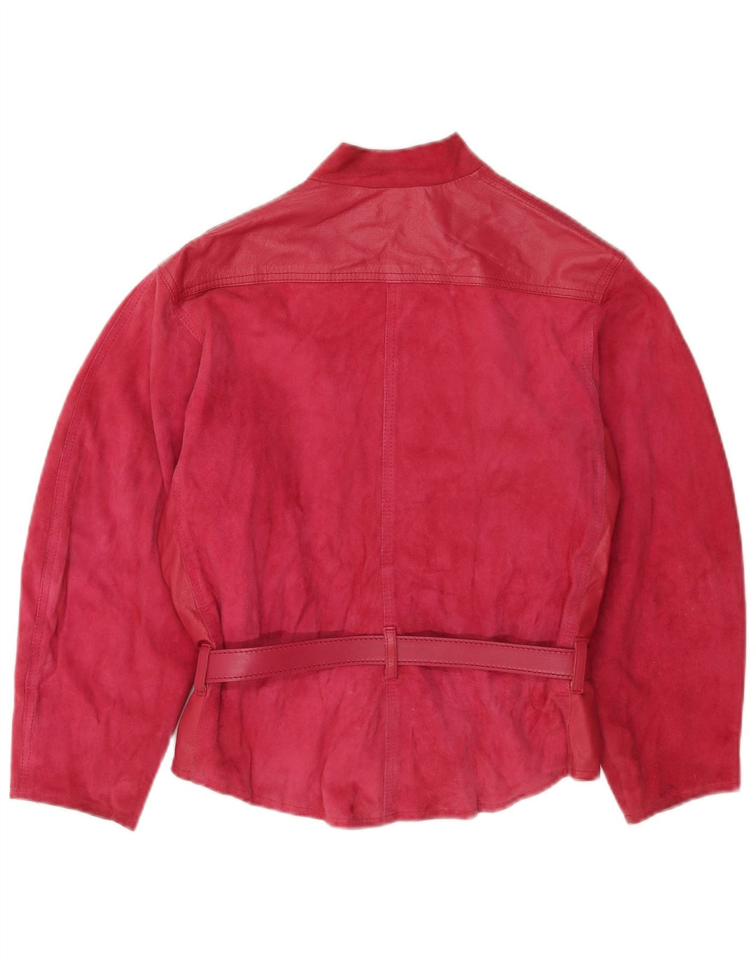 Giubbotto bomber in pelle da donna Gigi Pary EU 40 Rosa medio