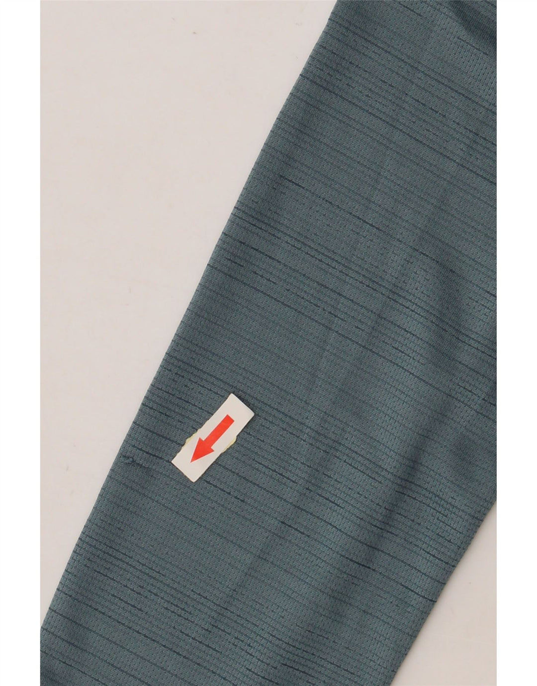 NIKE Top Dri Fit da uomo a maniche lunghe in poliestere gessato blu medio