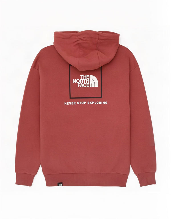 Felpa con cappuccio grafica da donna The North Face UK 14 cotone marrone medio medio