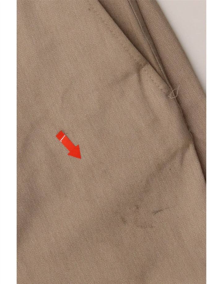 Pantaloni chino slim da uomo Zara EU 38 Small W30 L28 Poliestere beige