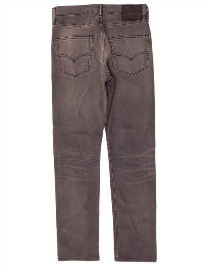 Levi's Uomo 522 Jeans slim affusolati W28 L29 Cotone grigio