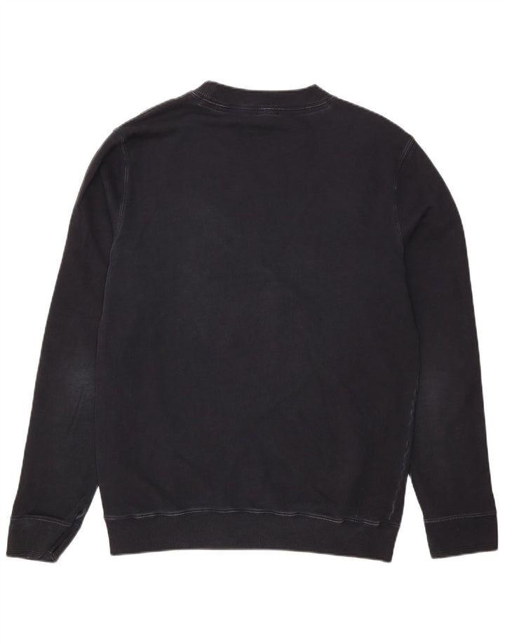 Felpa grafica da uomo Hugo Boss, maglione, cotone nero medio
