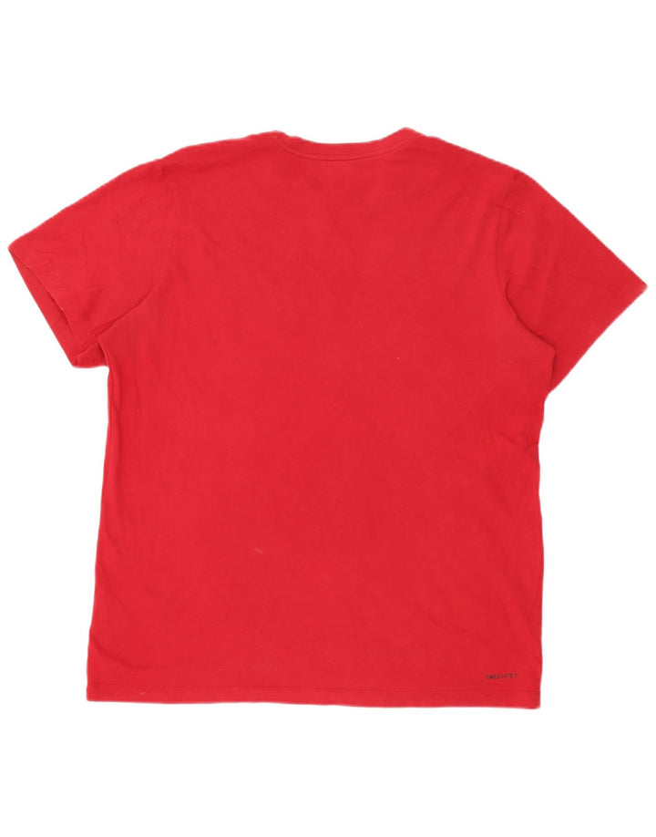 T-shirt da uomo Jordan Top grande in cotone rosso