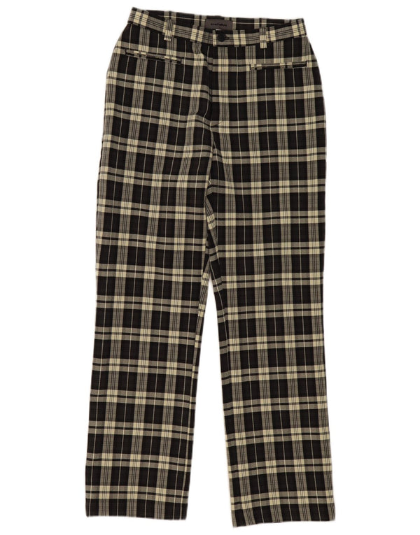 Pantaloni casual Trafaluc da donna Zara EU 40 medi W30 L28 quadri verdi