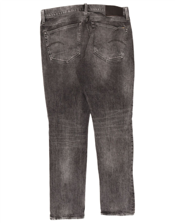 Jeans affusolati regolari da uomo G-Star W34 L34 cotone grigio