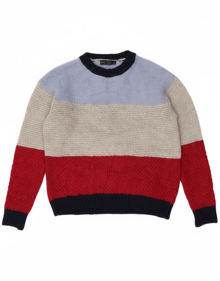 Maglione maglione con scollo a barca da donna Marks & Spencer UK 6 XS multicolore