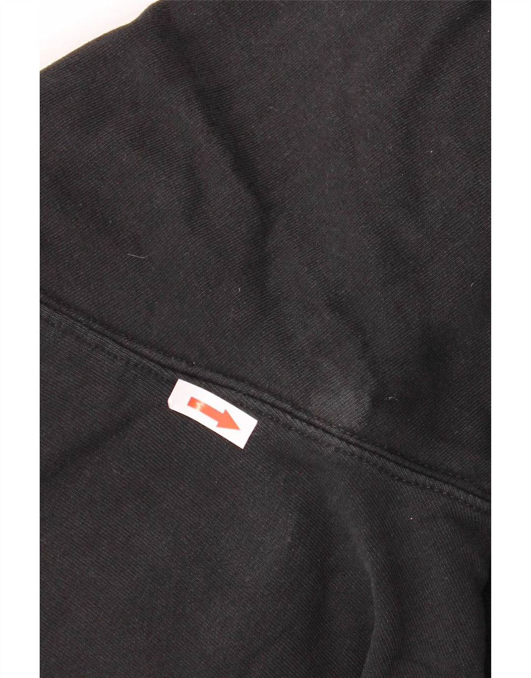 Maglione con cappuccio grafico da uomo Diesel in cotone nero medio