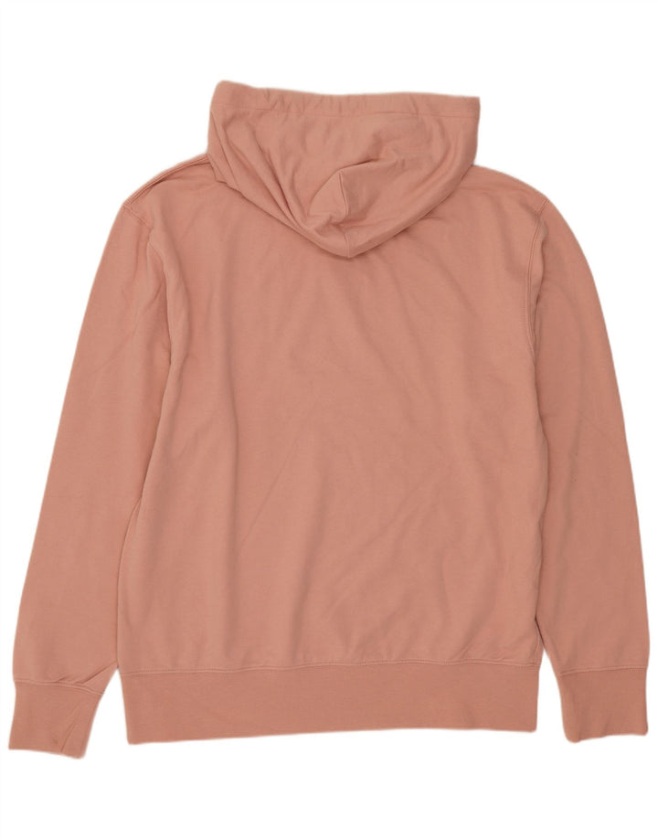 BARBOUR Felpa con cappuccio da uomo in cotone rosa medio