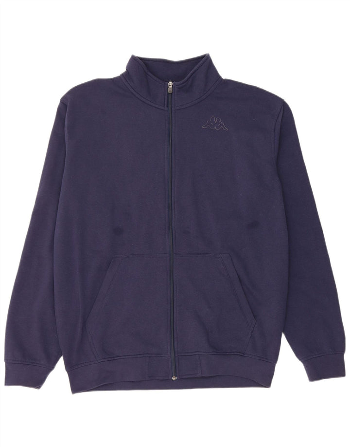 Giacca da tuta da uomo Kappa 2XL Blu Navy in cotone