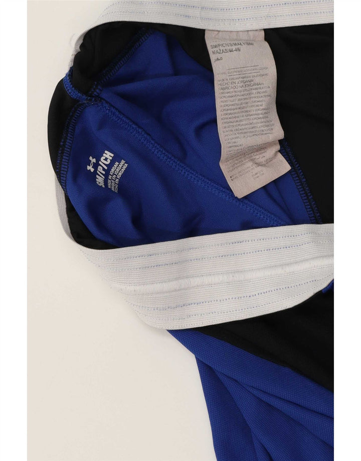 Pantaloncini sportivi da uomo Under Armour piccoli in poliestere color block blu