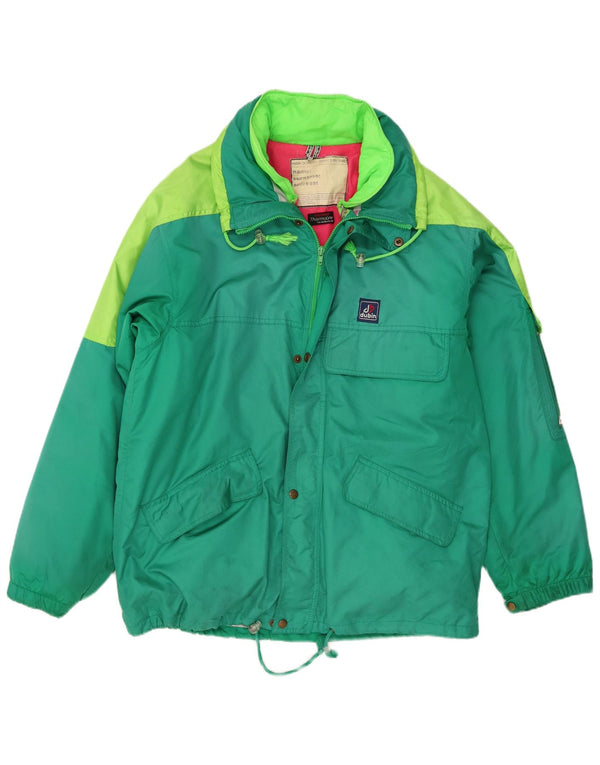 Giacca da sci da uomo Dubin IT 50 Large Verde Colourblock Poliestere